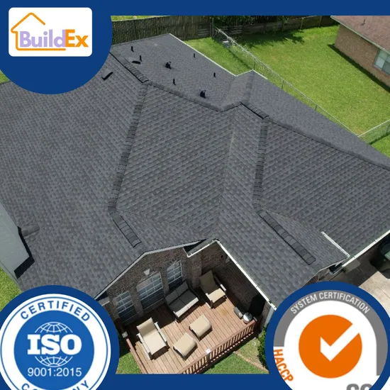 Fiberglass Melt Asphalt Roofing Shingles on Sale for Villa